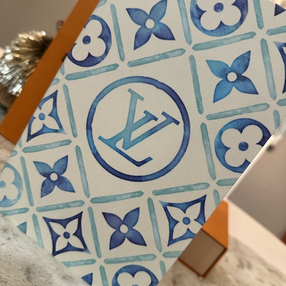 🍾SALE🍾 New Limited Edition Louis Vuitton By the Pool Jane Notebook MM blue - Picture 5 of 11